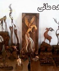 فروش مجسمه چوبی منبت معرق و دکوراسیون چوبی هنرکده مانی در خمین مرکزی