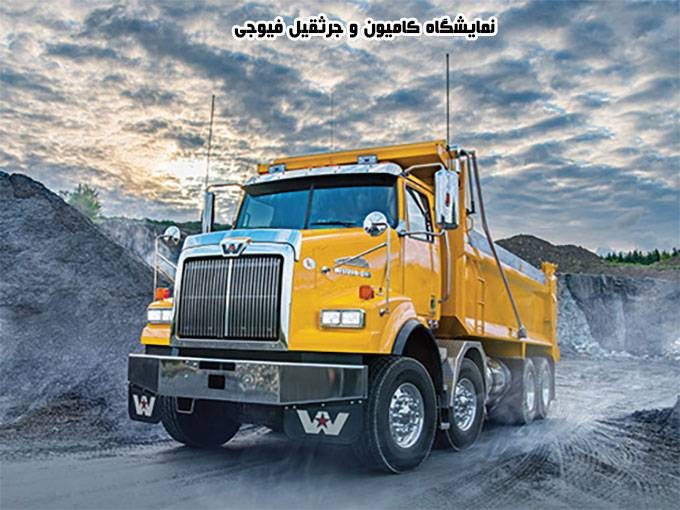 نمایشگاه کامیون و جرثقیل فیوجی در مرودشت فارس