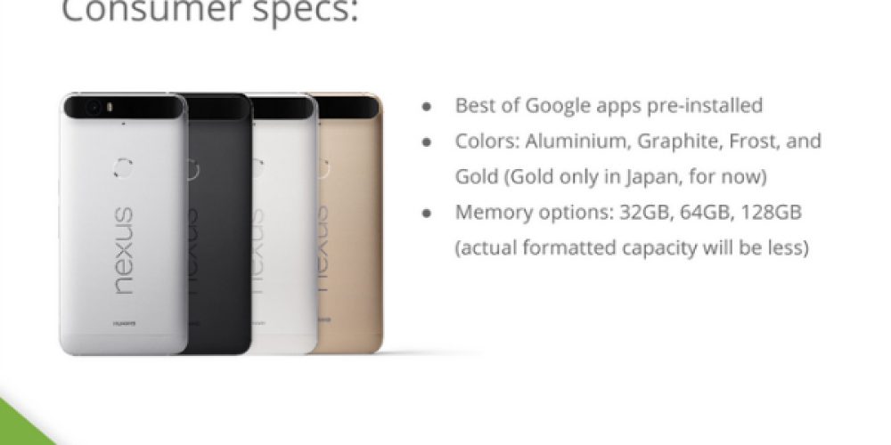 همه مشخصات Nexus 6p از طریق انتشار رندرهای جدید فاش شدند