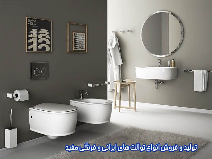 تولید و فروش انواع توالت های ایرانی و فرنگی مفید در همدان