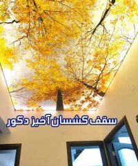 طراحی و اجرای سقف کشسان آخیز دکور در ملایر