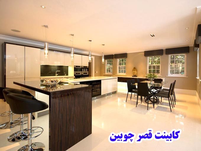 طراحی و اجرای انواع کابینت آشپزخانه قصر چوبین در مشهد