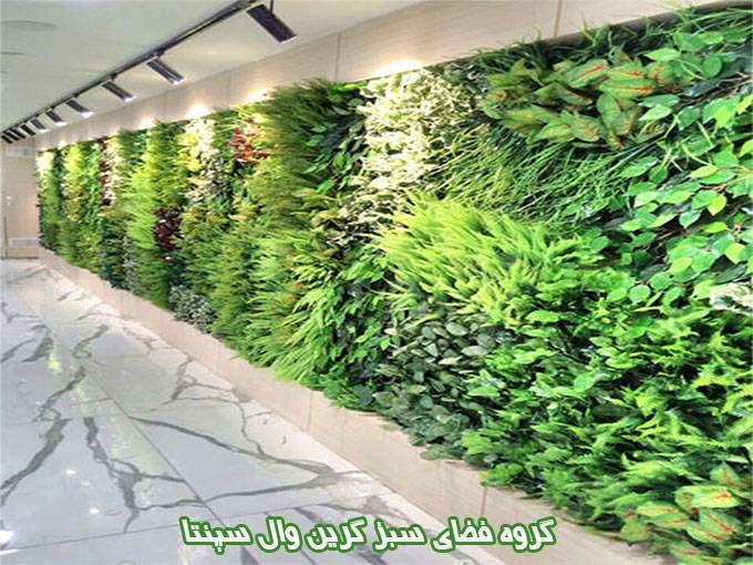 گروه فضای سبز گرین وال سپنتا در مشهد