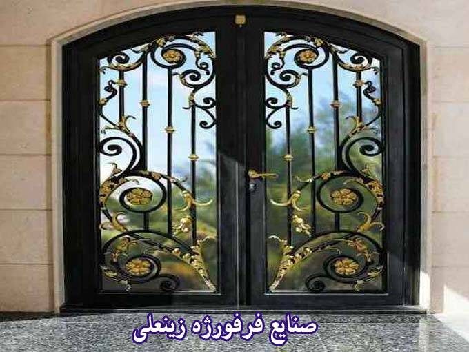 صنایع فرفورژه زینعلی ساخت درب حفاظ پنجره نرده در تنکابن مازندران