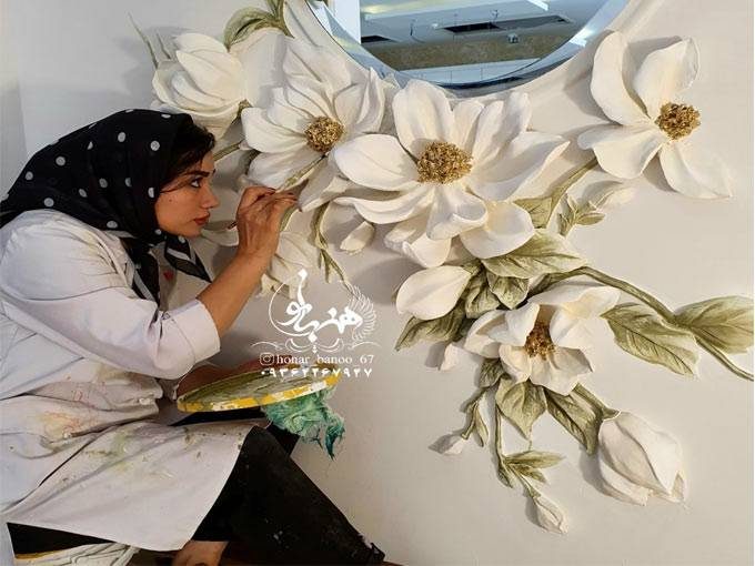 آموزش گچبری هنر بانو در تهران