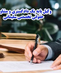 وکیل پایه یک دادگستری و مشاور حقوقی تخصصی محسن سلیمانی در تهران