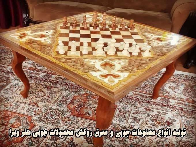 تولید انواع مصنوعات چوبی و معرق روکش محصولات چوبی هنر ویرا در تهران