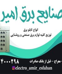 انواع تابلو برق ساختمانی روشنایی و صنعتی صنایع برق امیر اصفهان 09134000298