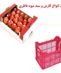 تولید‌کننده انواع کارتن و سبد میوه چهارده کیلویی و هجده کیلویی ناظری در اصفهان