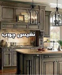 ساخت و اجرا کابینت کمد دیواری هایگلاس ممبران نئوکلاسیک نفیس چوب در زنجان