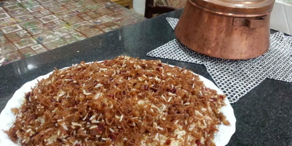 طرز تهیه رشته پلو