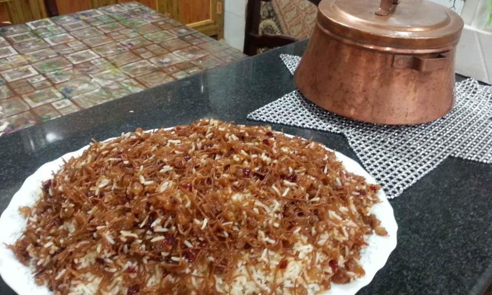 طرز تهیه رشته پلو