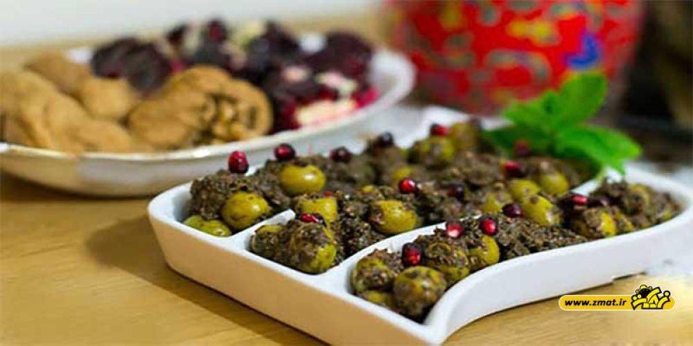 طرز تهیه زیتون پرورده