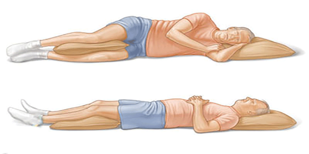 مزایای خوابیدن با بالشی در میان دو زانو