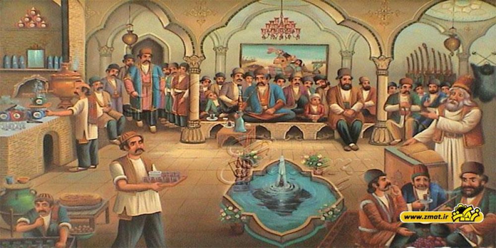 تاریخچه قهوه خانه در ایران